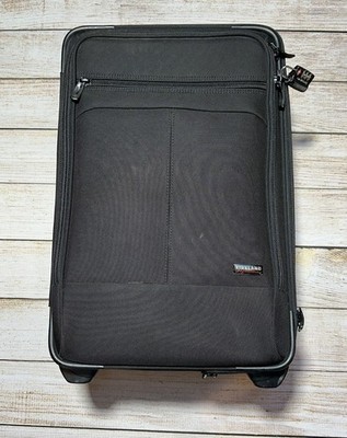 Kirkland Signature Black 22  Upright Expandable Wheeled Carry On Suitcase 515223