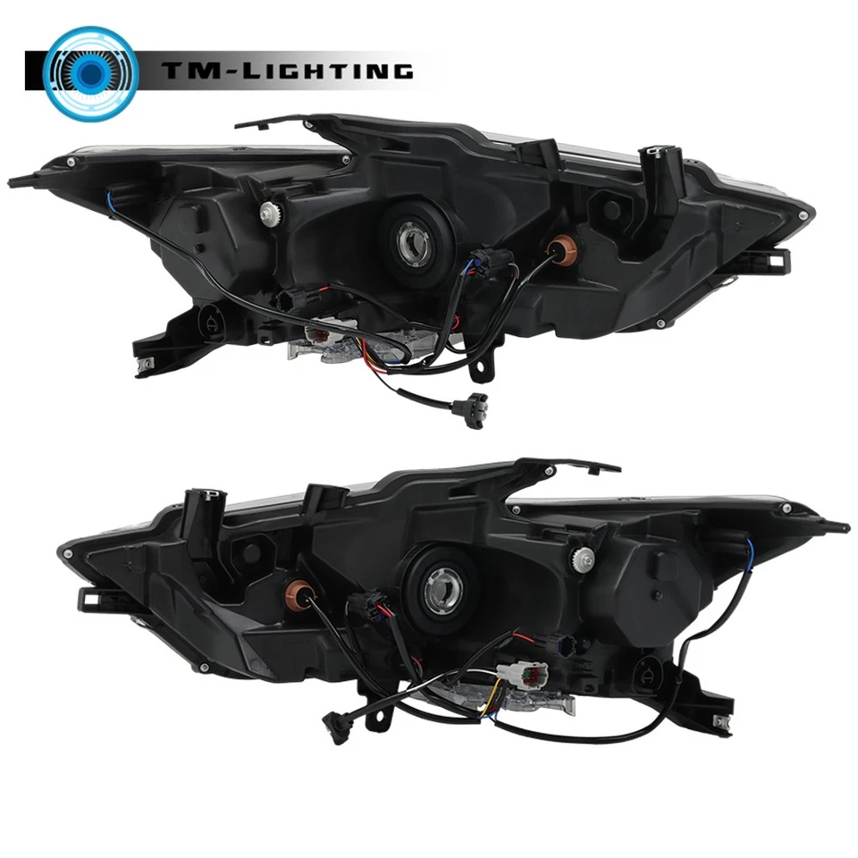 Faros izquierda+derecha para Nissan Máxima 2016 2017 2018 carcasa cromada LED completa Foto 3 de 4