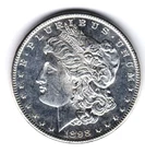 1898 Morgan Dollar MS+ DMPL Reflective Excellent Strike. 100% Original White