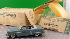 Ford SunLiner 1953 Buby Collectors Classics azul glaciar convertible de arriba hacia abajo