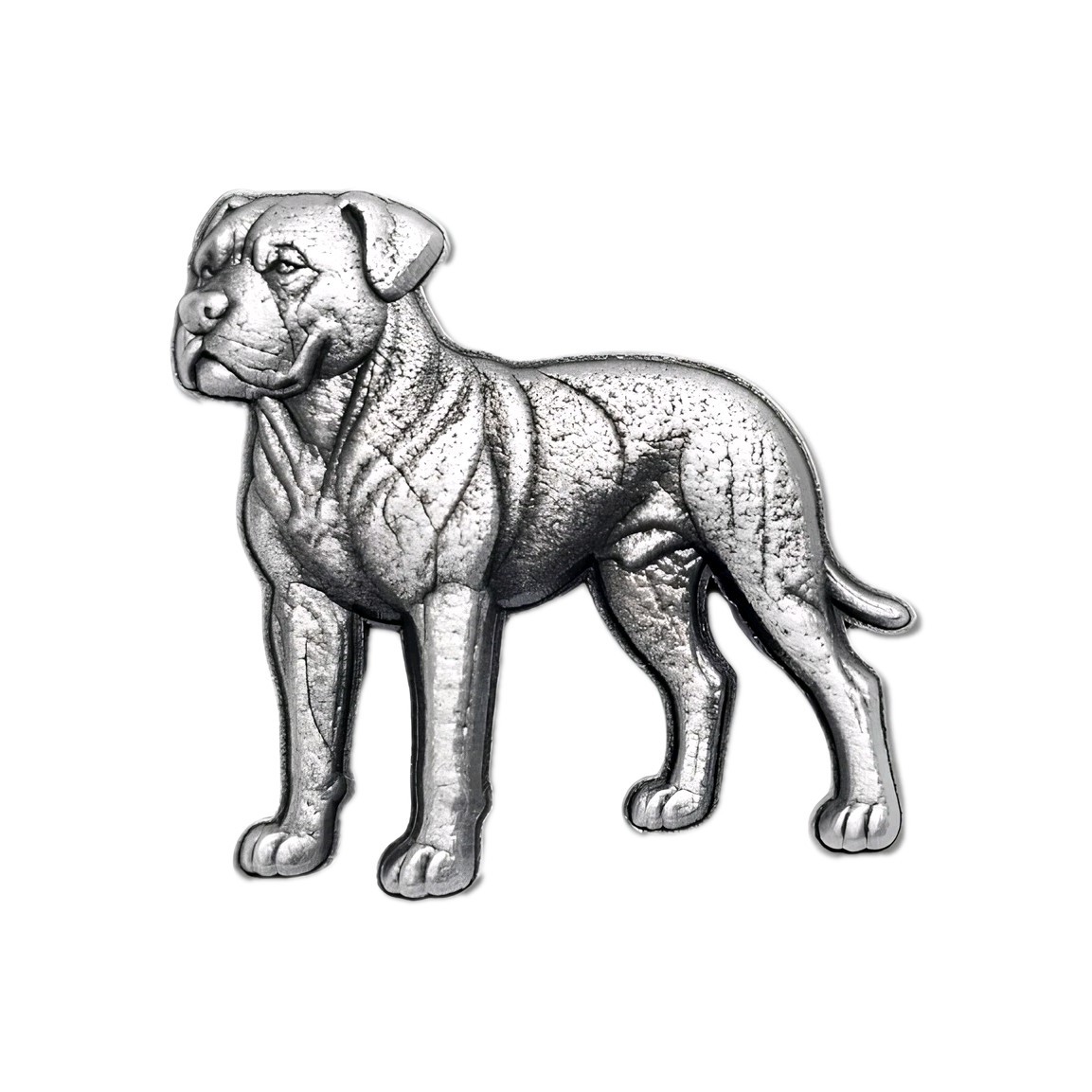 Cane Corso Pewter Pin Badge Mastiff Pet Dog Coat Bag Lapel Jewellery Gift Boxed