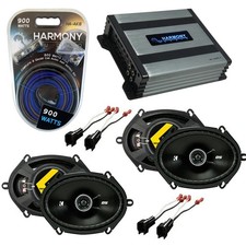 Fits Ford F-250/350/450/550 05-12 Speaker Upgrade Kicker 2 DSC38 HA-A400.4 Amp