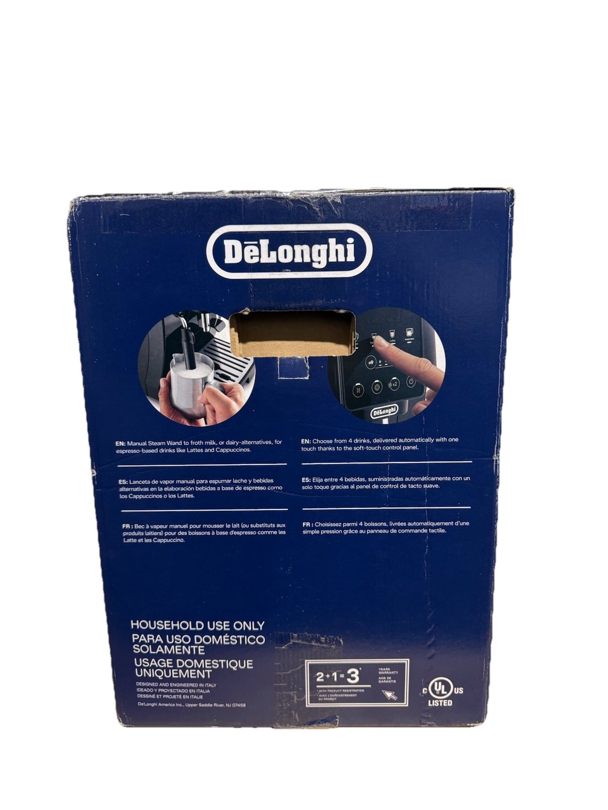 De'Longhi Magnifica Start Automatic Espresso Machine with Manual Milk Frother