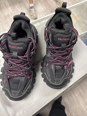 Pink & Black Balenciaga Track Runner sz 6 | eBay