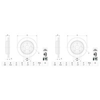 2X Bosch Bremsscheiben Ø330Mm Hinterachse Passend FüR Jeep Grand | 0 986 479 G84