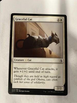 Graceful Cat - Amonkhet - Magic the Gathering MTG Nice!