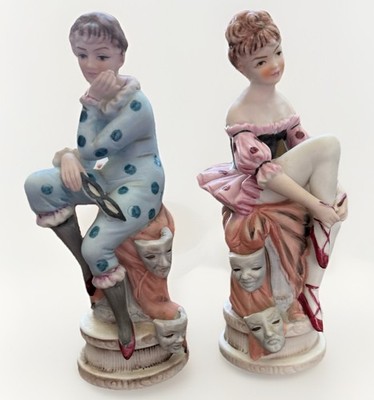 Lefton Porcelain Victorian Ballet Dancers