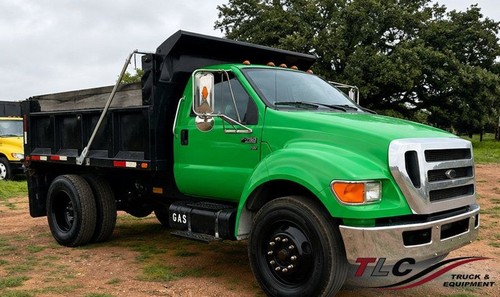 2013 Ford F650 w/ 10ft Dump Truck Steel Trash Dump Body