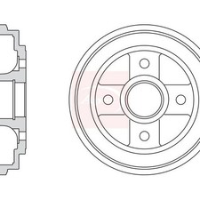 Tambour de frein Suzuki IGNIS