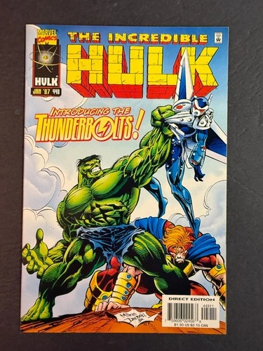 Incredible Hulk #449 1st Thunderbolts Marvel Comics 1997 VF/NM