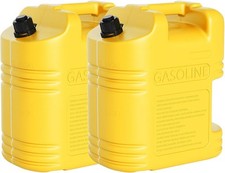 5 Gallon Gas Can,Heavy Duty HDPE Fuel Container with Spill-Proof Easy Pour Spout
