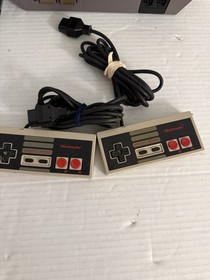 Nintendo NES System Console 2 Controllers, & Power Cable