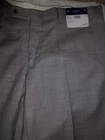 JACK VICTOR ELITE Mens WOOL GRAY SLIM-FIT DRESS PANTS~36/36R x UNFINISHED~NEW