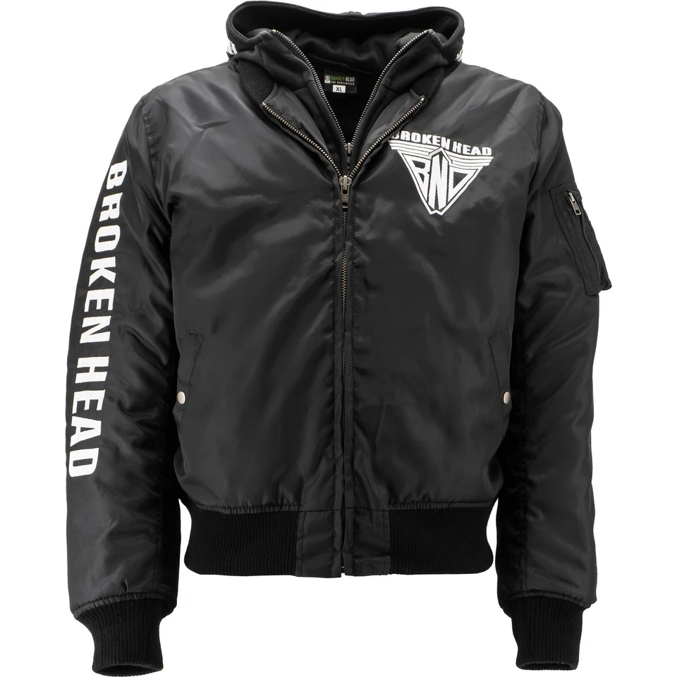 Veste Bomber Tête Cassée BND Logo Noir - Photo 2/4