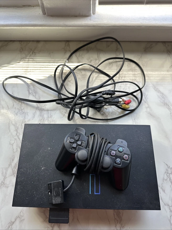 PlayStation 2 Console, Black, First Model, Comes As Is - Image 2 of 4