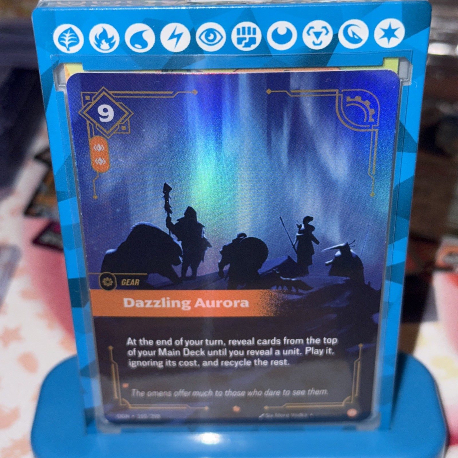 1x Dazzling Aurora - 160/298 - Epic - Foil NM-Mint Riftbound TCG: Origins Riftbo