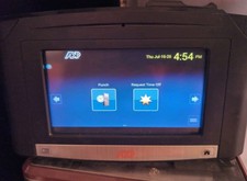 ADP Kronos 8609100-408 InTouch 9100 Time Clock work Employee Badge Attendance