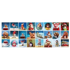 Eurographics Christmas Animals - Advent Calendar Jigsaw Puzzle