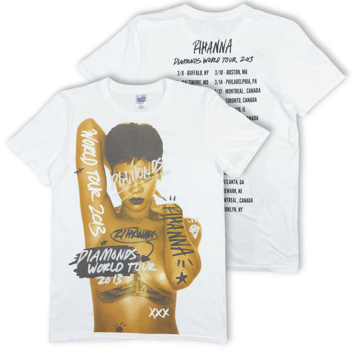 Preços baixos em Camisa Tour de Rihanna Em camisetas masculinas | eBay