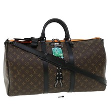 LOUIS VUITTON Cartoon Virgil Keepall Bandouliere50 Boston Bag M45616 Auth 31...