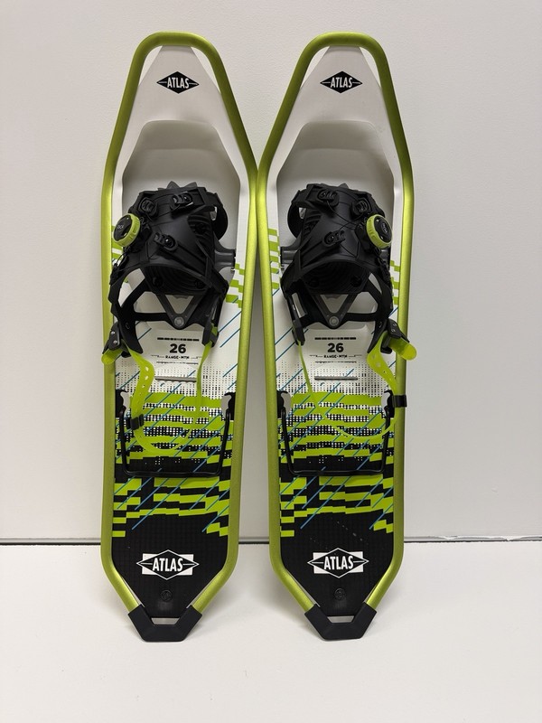Atlas Range-MTN Snowshoe Adult Size 26 ACID GREEN - New Without Box