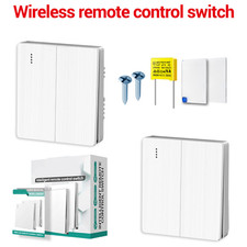 Wireless Remote Switch for Smart Home Light Panel Timer 10W to 100W Load