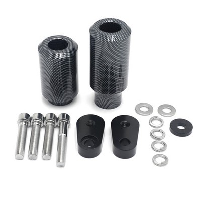 No Cut Carbon Frame Slider Crash Protector For 2009-2016 Yamaha FZ-6R Motorcycle