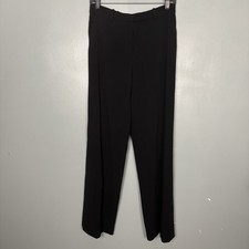 Vintage Y2K ARMANI COLLEZIONI Black Trouser Pants IT 42 M L 6 8 Wool Blend