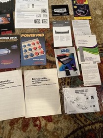 Lot of Video Game Console Instruction Manuals - Dreamcast, NES, SNES
