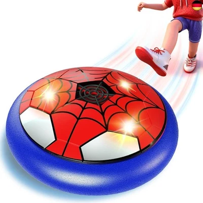 POPERFUN Air Power Fußball mit LED, Hover Fussball Indoor Spielzeug Kinder Geschenk für 3