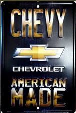 cooles US Schild  - Chevy American made Chevrolet ca. 20 x 30  cm