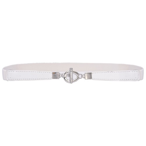 Womens Belt Elastic Stretch Skinny Waist Ladies Dress Waistband Metal Buckle UK - Picture 10 of 13