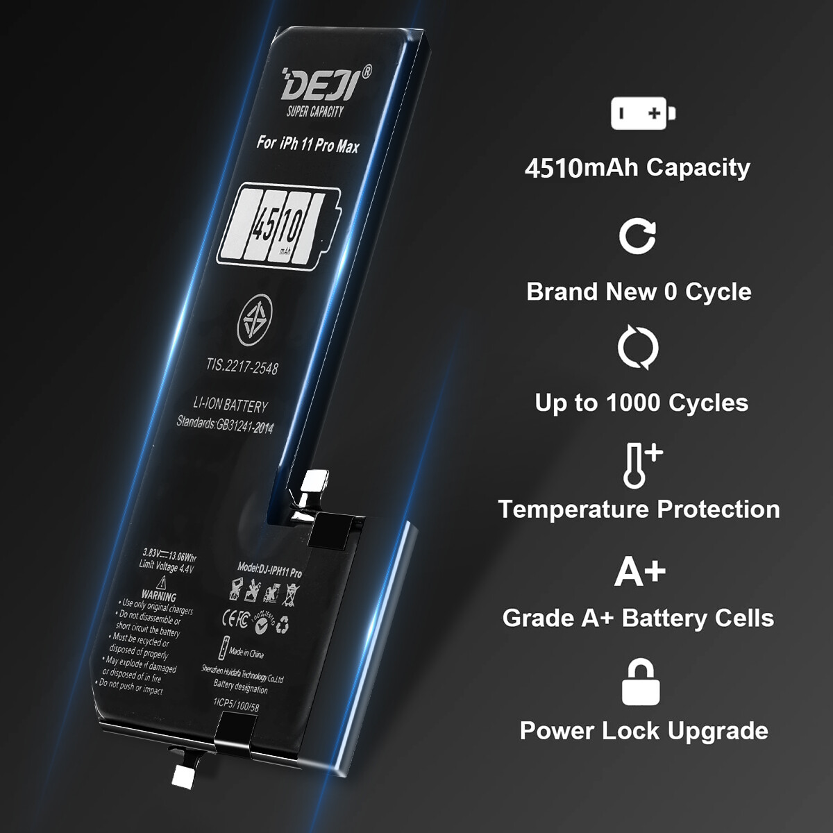 High Capacity OEM Apple Replacement Internal Battery For iPhone 11