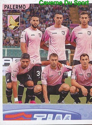 414 TEAM TEAM 1/2 ITALIEN US.PALERMO STICKER FUSSBALLSPIELER 2016 PANINI