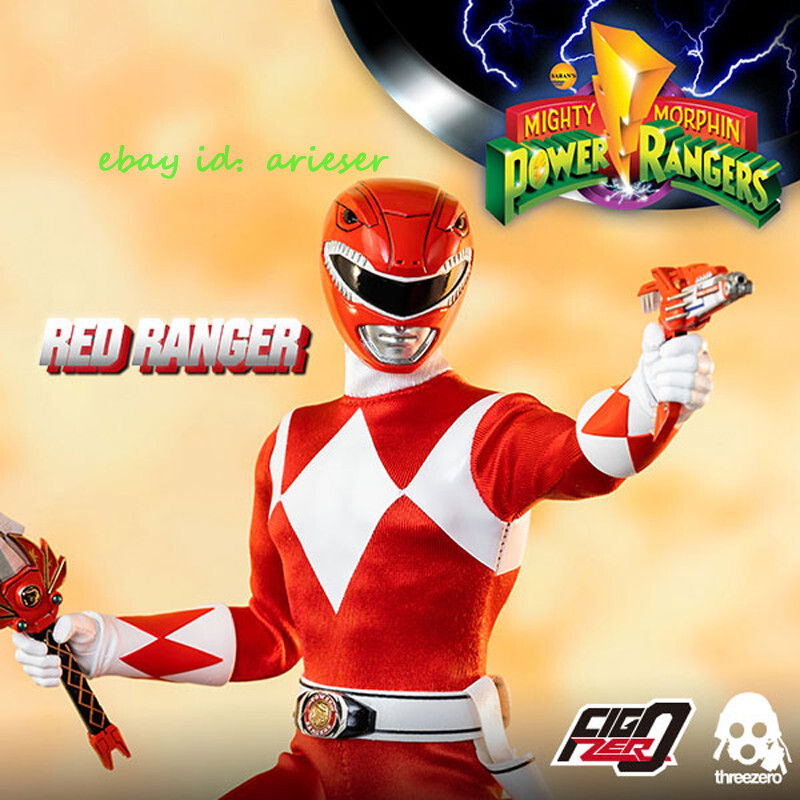 Threezero Figzero Mighty Morphin Power Rangers Red Ranger 1/6