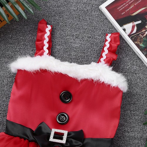 Bebé Niñas Navidad Tutús Papá Noel Vestido Elegante Juegos con disfraces Vestido Disfraz - Imagen 22 de 43