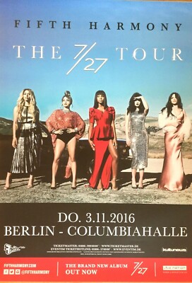 FIFTH HARMONY 2016 BERLIN - orig. Concert Poster - Konzert Plakat - DIN A1