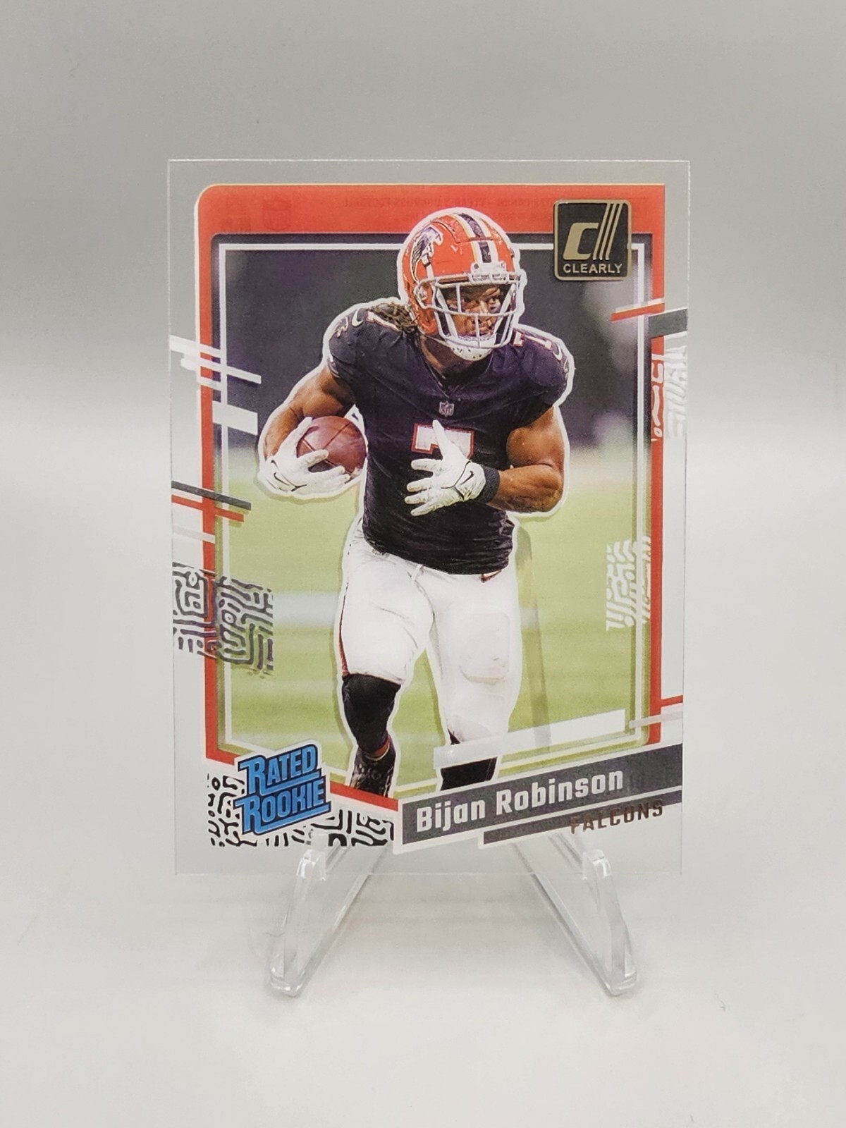 2023 Panini Clearly Donruss - Rated Rookie #53 Bijan Robinson (RC)