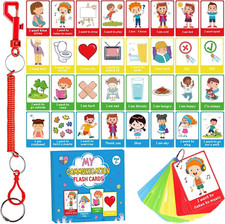 40PCS Autism Communication Cards for Speech Delay Children and Adults Special