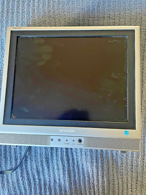 Sharp Aquos Liquid Crystal TV / LC-13S1U-S / LCD COLOR TV /  with Remote