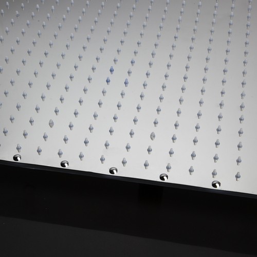 Ceiling Mounted 20" Stainless Steel Square LED Rainfall Shower Head - Picture 6 of 7