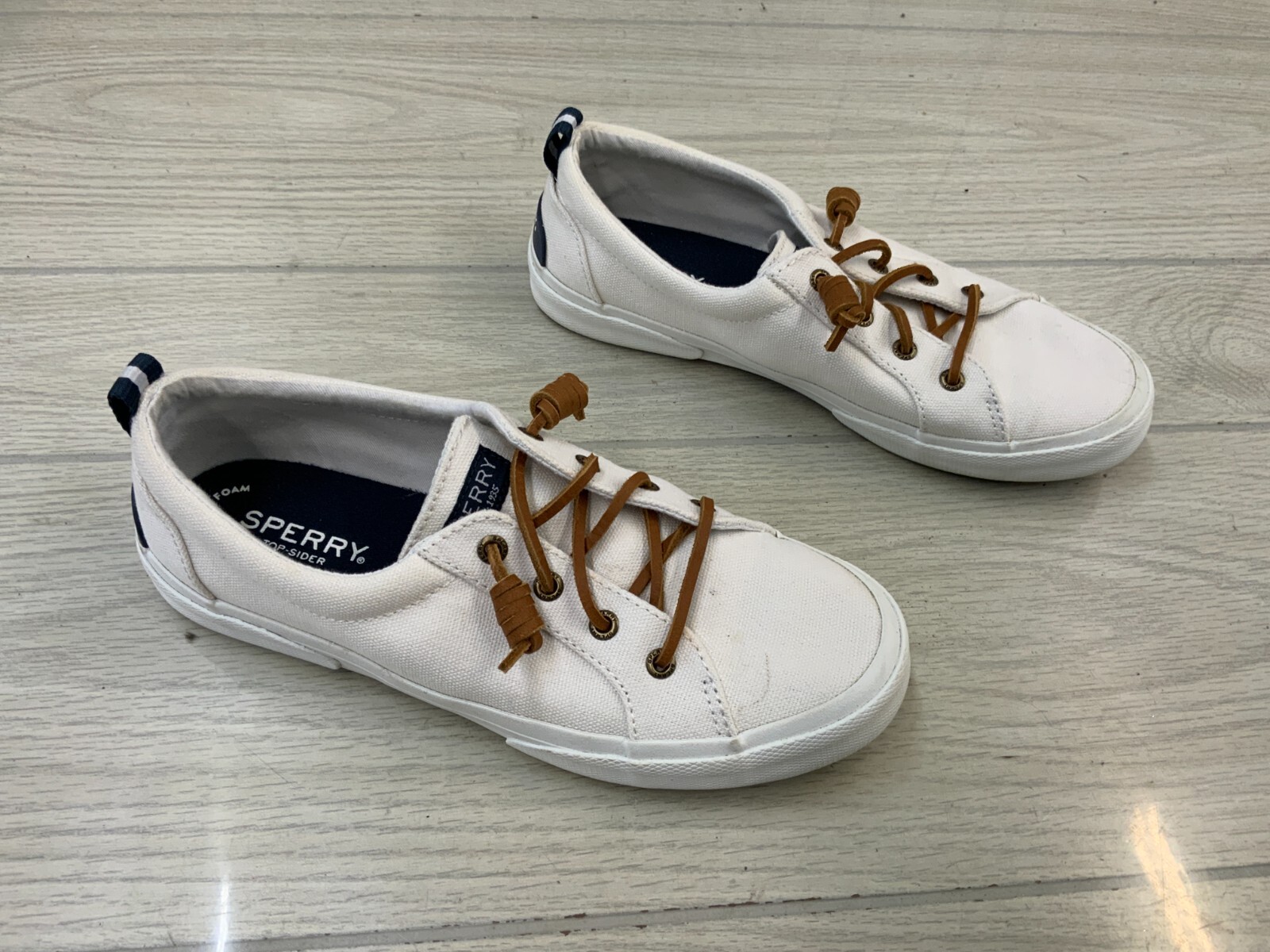 Sperry Top Sider Womens Pier White 