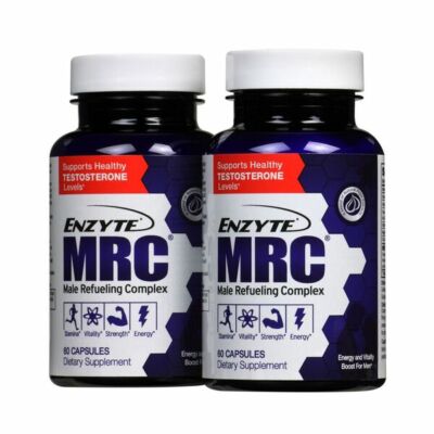 Enzyte MRC | Testosterone Support, Muscle + Strength Booster 60ct Bottle(2 Pack)