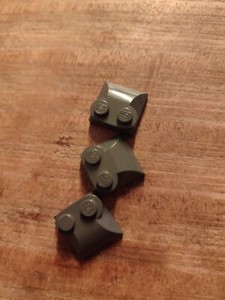 Lego 47457 Motorhaube dunkelgrau 3 Stück