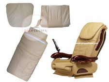 BEIGE massage pillow back cushion upholstery seat cover pedicure spa chair