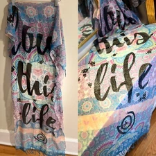 Bohemian  Hippie oversize Scarf David Culiner