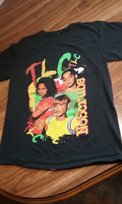Vintage 90s TLC Noscrubs Black T-shirt Size M | eBay Vintage 90s TLC Noscrubs Black T-shirt Size M | eBay