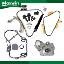 Timing Chain Kit Oil Pump w/ Gasket Bolts Set for 2000-08 Chevrolet Saturn 2.2L
