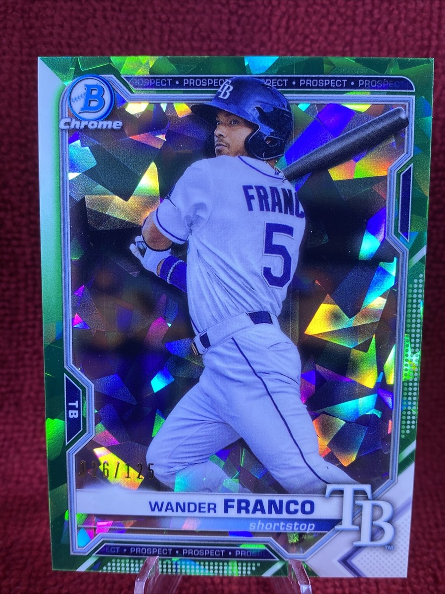 【75シリ】WANDER FRANCO BOWMAN SAPPHIRE 2021 Bowman Chrome Sapphire Wander Franco – Tampa Bay Rays