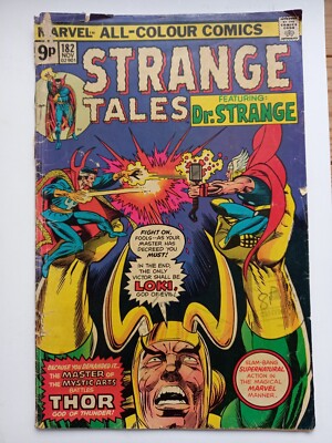 STRANGE TALES #182 (Lee/Ditko) Marvel Comics 1975 G
